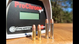 22lr HP vs 22 magnum HP  Chronograph video [upl. by Jacintha353]