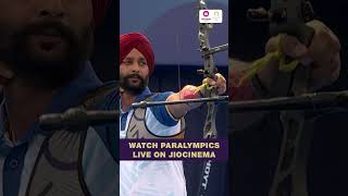 Harvinder Singh is into the round of 16  Paralympics Archery Highlights  JioCinema [upl. by Lynn]