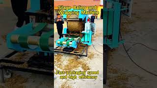 agriculturalmachines farming Cattle Straw Crushing and Baling Machine [upl. by Iva]