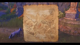 Elder Scrolls Online 4K  Southern Elsweyr Treasure Map 1 [upl. by Atinuj940]