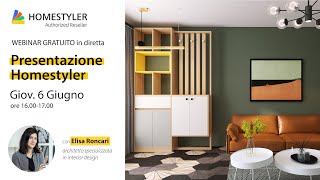 Presentazione Homestyler  software per lInterior Design [upl. by Eentruok252]