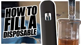 How to fill a disposable with distillate [upl. by Shu]