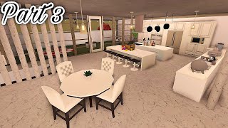 Bloxburg Pacific Palisades Modern Estate Speedbuild Part 36 [upl. by Jariah]