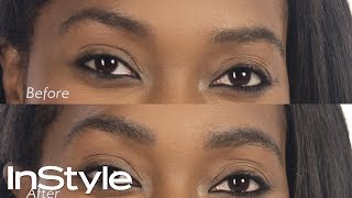 Easy Natural Feathered Brows Tutorial  Beauty School  InStyle [upl. by Virgilio33]