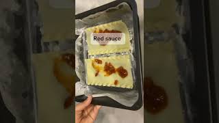 Lasagna Layering At Home food pasta lasagna lasagnawithoutoven lasagnalover foodie [upl. by Lacym]