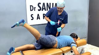 Chiropractic Adjustments for INTENSE Low Back Pain of an Anaesthesiologist  Chiropractor in Kolkata [upl. by Antonino]