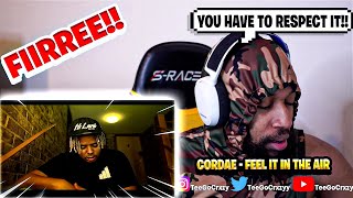 MORE REAL TALK Cordae  Feel It In The Air Official Music Video REACTION [upl. by Hyacinth]