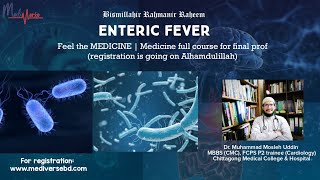 Enteric fever  Feel the MEDICINE  medicine full course for 5th year [upl. by Iad]