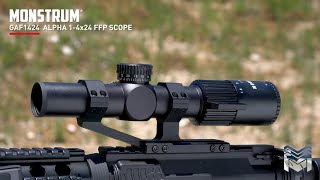 Alpha 14x24 FFP LPVO Rifle Scope Field of View [upl. by Idalia]