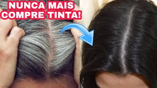 Use isso nos CABELOS BRANCOS e NUNCA MAIS use tinta Pinte o cabelo sem química e sem tinta [upl. by Bullion]