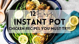 12 Easy Instant Pot Chicken Recipes Quick amp So Yummy sharpaspirant chickenrecipe instantpot [upl. by Aihsia]