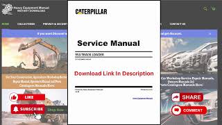 CAT 953 LOADER Service Manual [upl. by Chancey]