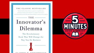 The Innovators Dilemma Clayton M Christensen  5 minutes Book Summary [upl. by Stephine]