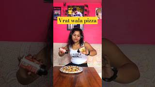 Vrat wala pizza banaya 😮🍕dominospizza food minivlog shortvideo pizzalover [upl. by Kwabena]