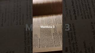 Matthew 3 bible scripture [upl. by Stovall371]