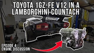 Building A Lamborghini Countach Replica With A V12 Toyota 1GZFE  Ep 4 Engine Discussion [upl. by Seraphine]