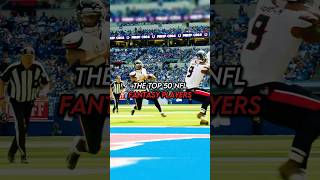 The top 50 nfl fantasy players splashyyspookycomp shorts [upl. by Camala]