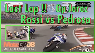 Full race MotoGP Jerez Spanyol Valentino Rossi vs Pedrosa [upl. by Dominga217]