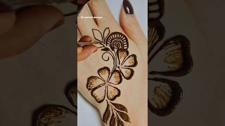 Arabic stylish mehndi design 😍  mehndi design henna mehndi mehndidesign viralvideo [upl. by Alburga265]