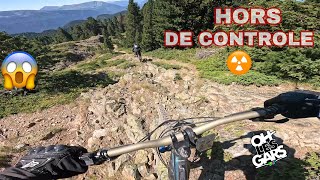 ⚠️HORS DE CONTROLE VTTAE ☢️ perdu a chamrousse bike park [upl. by Milena919]