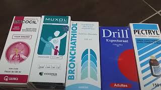 كحة عامرة بلغم فهاد البرد للصغار و الكبار pectryl drill broncathiol muxol mucocil [upl. by Arsi]