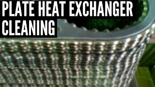 Plate Heat Exchanger Cleaning Technique [upl. by Armalda]