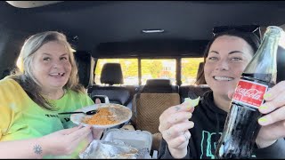 Mukbang with the one and only Libbie Higgins  Taqueria y Birrieria Jalisco Food Truck [upl. by Rossi]