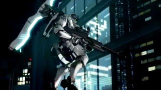 Appleseed ExMachina Game and movie trailer ESWAT MECHS [upl. by Fidellas]