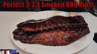 Perfect 321 Smoked BBQ Ribs Easy Recipe for Tender Juicy Ribs [upl. by Halimak924]