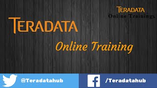 Teradata Online Training  Teradata Tutorial for Beginners [upl. by Cardinal]