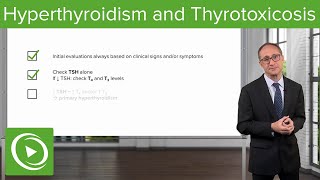 Hyperthyroidism and Thyrotoxicosis – Endocrinology  Lecturio [upl. by Husch]