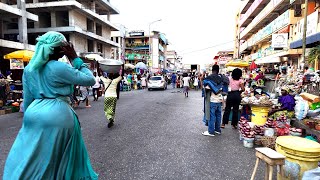 BIGGEST AFRICAN NIGHT STREET MARKET GHANA ACCRA MAKOLA [upl. by Parsons]