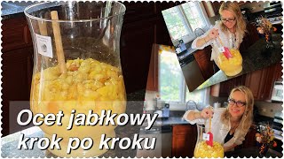 Domowy OCET jabłkowy krok po kroku  leczniczy najprostszy przepis 🍏🍎🍏 [upl. by Delle813]