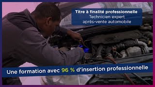 Titre à finalité professionnelle  Technicien expert après vente automobile [upl. by Eciram]