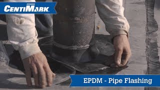 What is the process of flashing a pipe on an EPDM Roof [upl. by Yrollam]