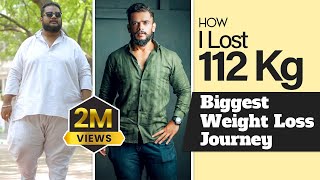 Biggest Fat Loss Transformation Story Junaid Jamadar I How I Lost 112 Kg I Fat to Fit  OMH [upl. by Cirdet]