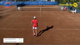 Christian Joseph vs Tommy Camus  Australian U12 Boys Clay National Champion [upl. by Hilaria676]