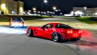 Late Night Street Drifting Gets INTENSE [upl. by Airod]