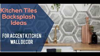 Kitchen Tiles Backsplash Ideas  How to decor Kitchen Wall with Tiles  Home Decor Ideas [upl. by Dietz]