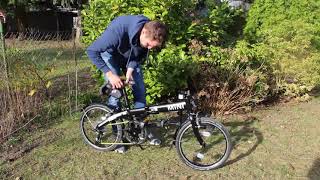 BMW Mini Folding Bike Test [upl. by Ojyllek]