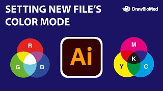 Setting RGB CMYK Color Mode for New File  Adobe Illustrator  Scientific Illustration [upl. by Henghold656]