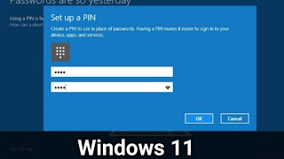 How To Set PIN On Windows 11  Windows 11 Me PIN Kaise Lagaye [upl. by Giza]