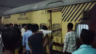 Chhath Puja Crowd in Train Jan Nayak Express [upl. by Noonberg]