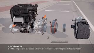 Audi A3 Sportback 45 TFSI e PHEV with DC charging technology Animation [upl. by Anniken]