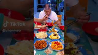 How to take lunch Dinner showshortfeed food foodvlog chenmeo viralvideo funnyvideo 33 [upl. by Ginni]