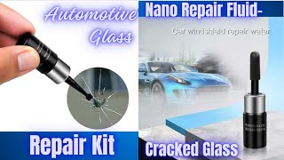 Car Windshield Repair Kit Nano Resin Glass Repair Fluid Crack Repairing [upl. by Cecilio346]