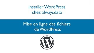 Installer WordPress chez alwaysdata 12 [upl. by Eceinhoj943]