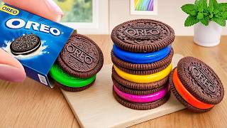 Delicious Rainbow OREO Cake Recipe  Fun amp Easy Cake Decorating Ideas [upl. by Mcgray]