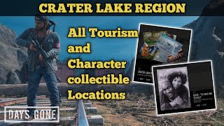 Days Gone All tourism and character Collectible locations Crater lake Region [upl. by Ellehcir649]