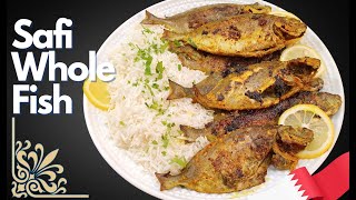 Arab Fried Fish  Safi Fish  Middle Eastern Recipes [upl. by Enialem661]